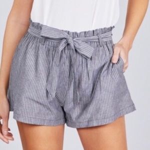 Paper Bag Shorts with Bow